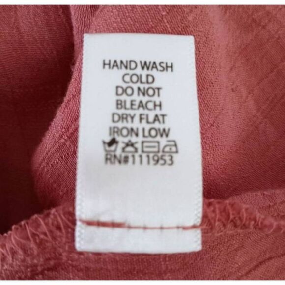 ACTIVE U.S.A. SALMON COLD SHOULDER TOP SZ.S EUC - Picture 5 of 5